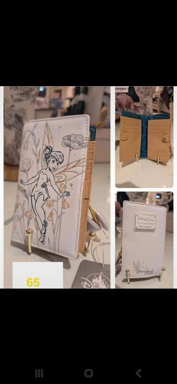 Porte carte fee clochette disneyland paris