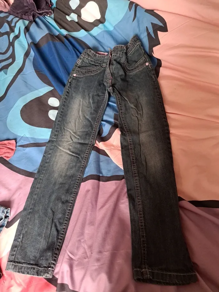 Lot de 13 jeans fille taille 8 ans - photo numéro 9