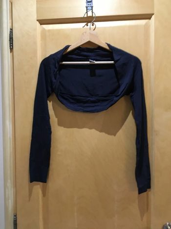 Boléro marine camaïeu