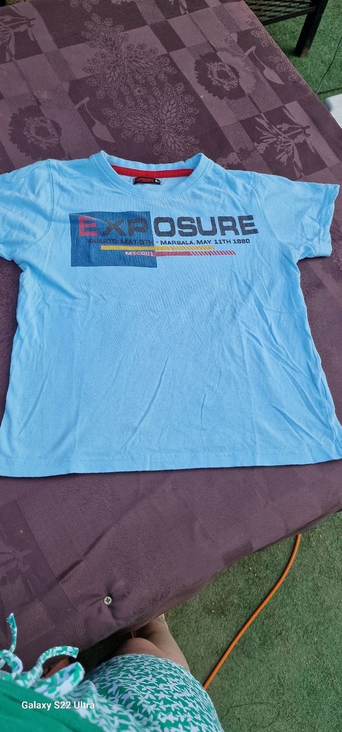 Tee-shirt manche courte de marque exposure
