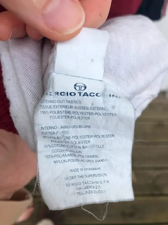 Veste Sergio Tacchini vintage - photo numéro 12