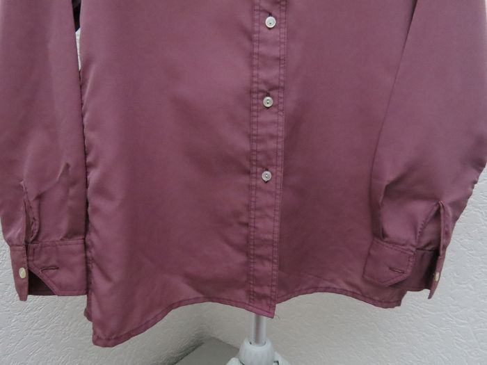 chemise vintage bordeaux js paris made in France🌸 - photo numéro 2