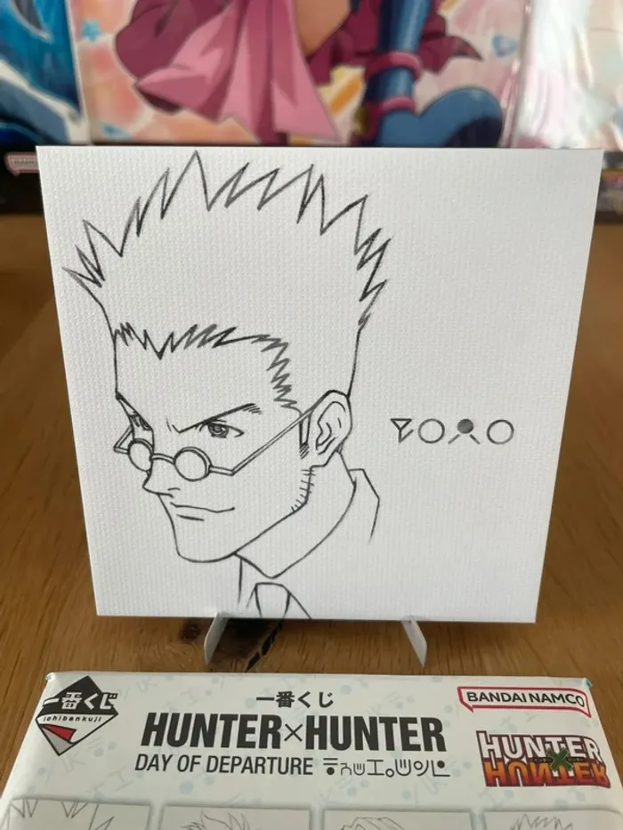 Hunter × Hunter – Tableau Canvas Board Leorio Paradinight Ichiban Kuji Day of Departure Lot E 11 cm