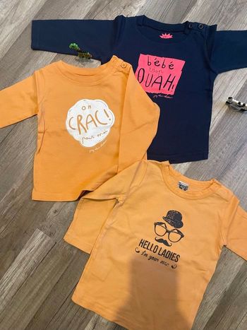 Tee shirt manche longue tape à l œil