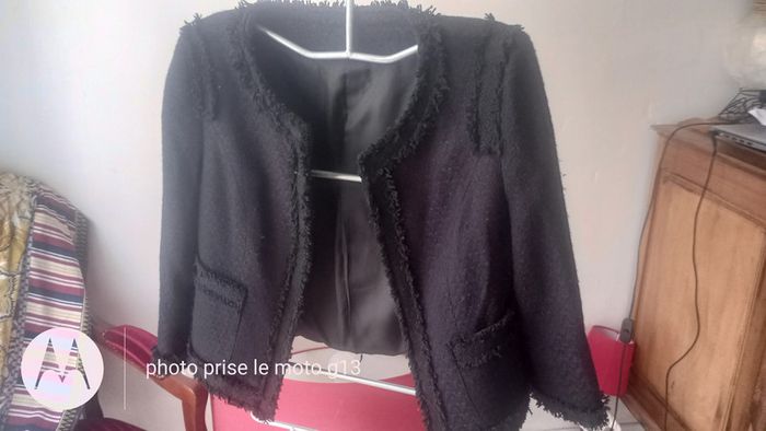 Veste courte noire S - photo numéro 2