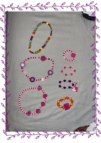 Lot bracelet collier enfant