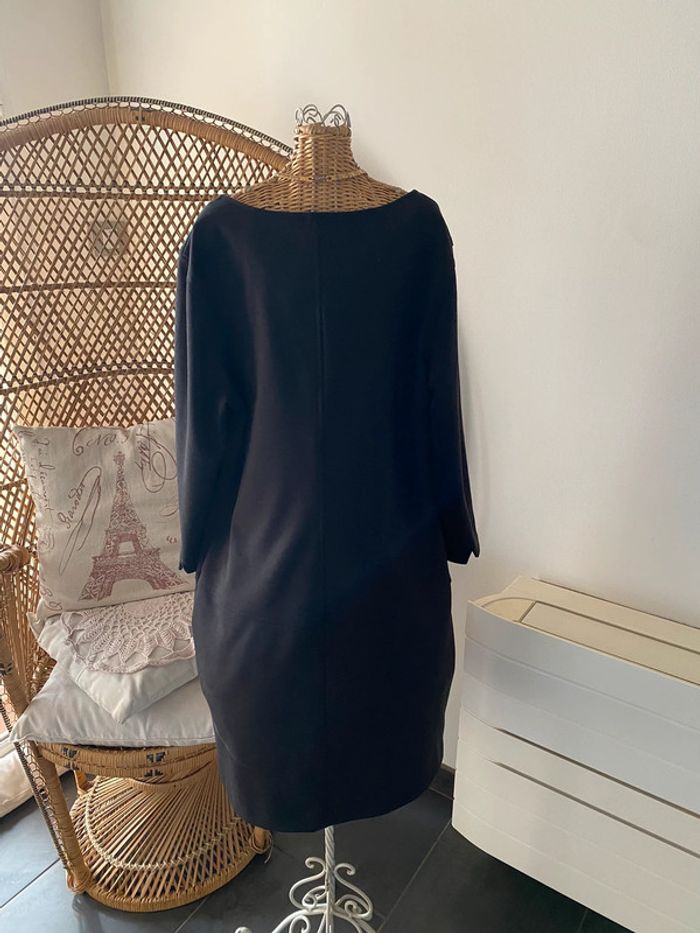 Robe noire vintage style Courrege taille S - photo numéro 3