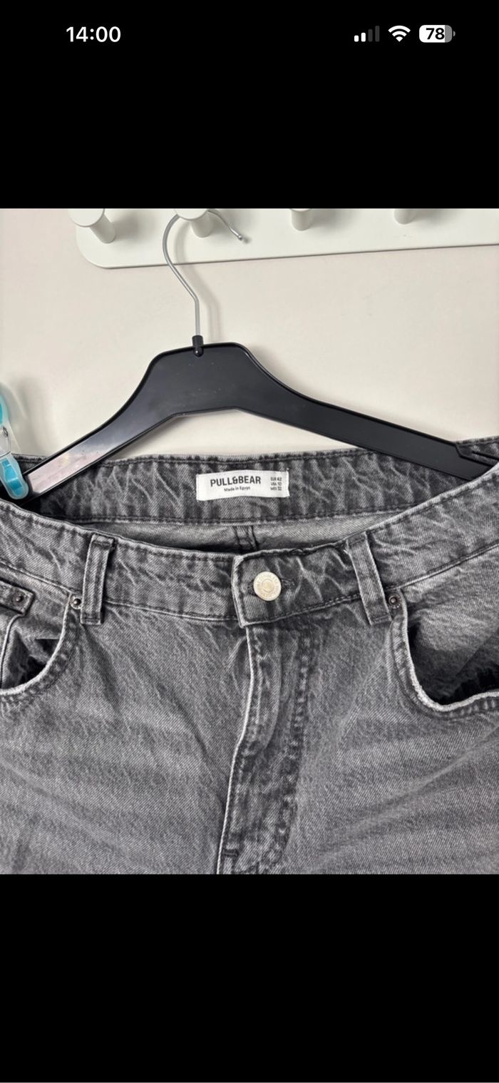 Jean gris taille 42 Pull&Bear - photo numéro 3