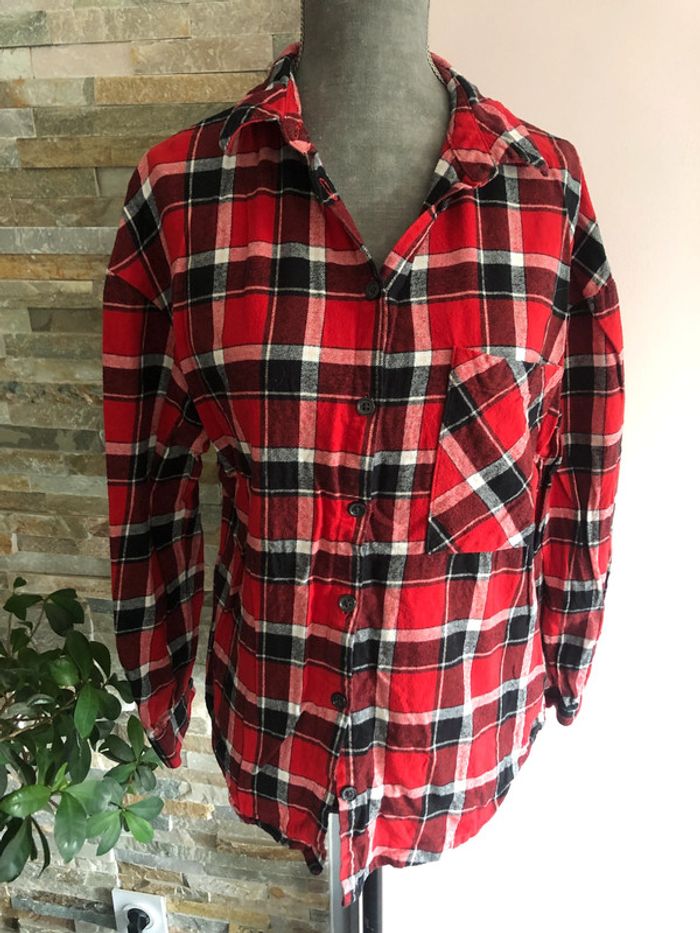 Chemise à carreaux Kiabi 36