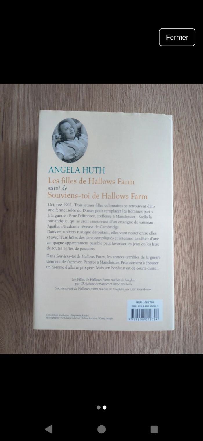 Livre les filles de halloween farm Angela huth - photo numéro 2