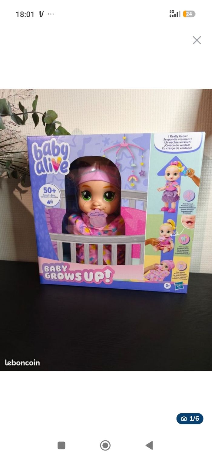 Poupée baby alive