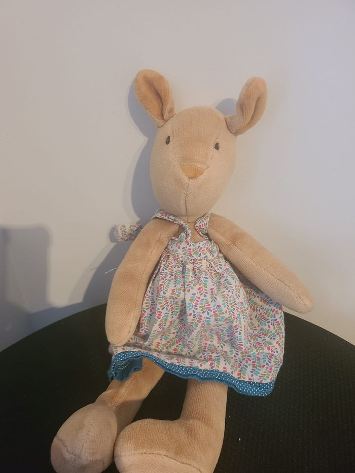 Moulin Roty Peluche Biche Blanche La Grande Famille - 30 cm