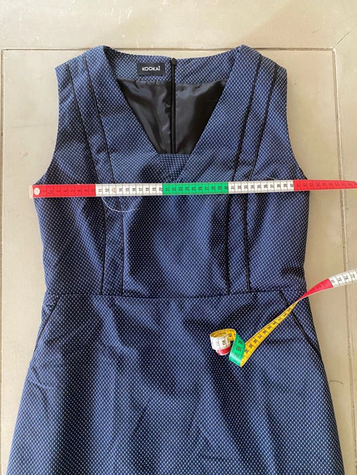 Robe Kookai bleu marine et noire taille 42 - photo numéro 10