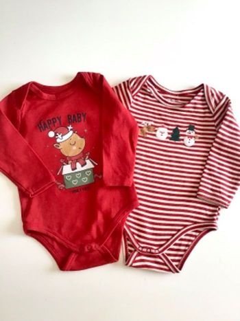 2 bodies manches longues 1 an