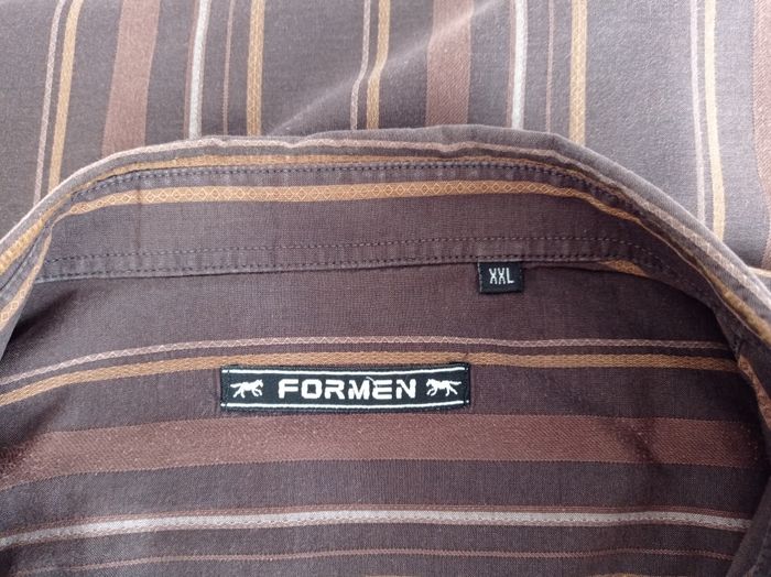 CHEMISE FORMEN Marron - photo numéro 3