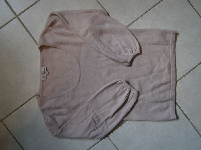Pull ML rose en cachemire Taille 36/S - photo numéro 2