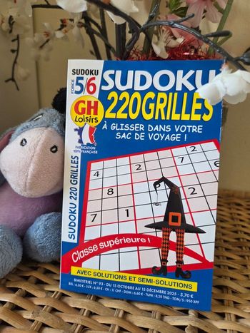 💜Sudoku 220 grilles force 5/6 Neuf