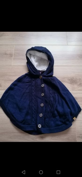 Cape en laine sergent major 4 ans