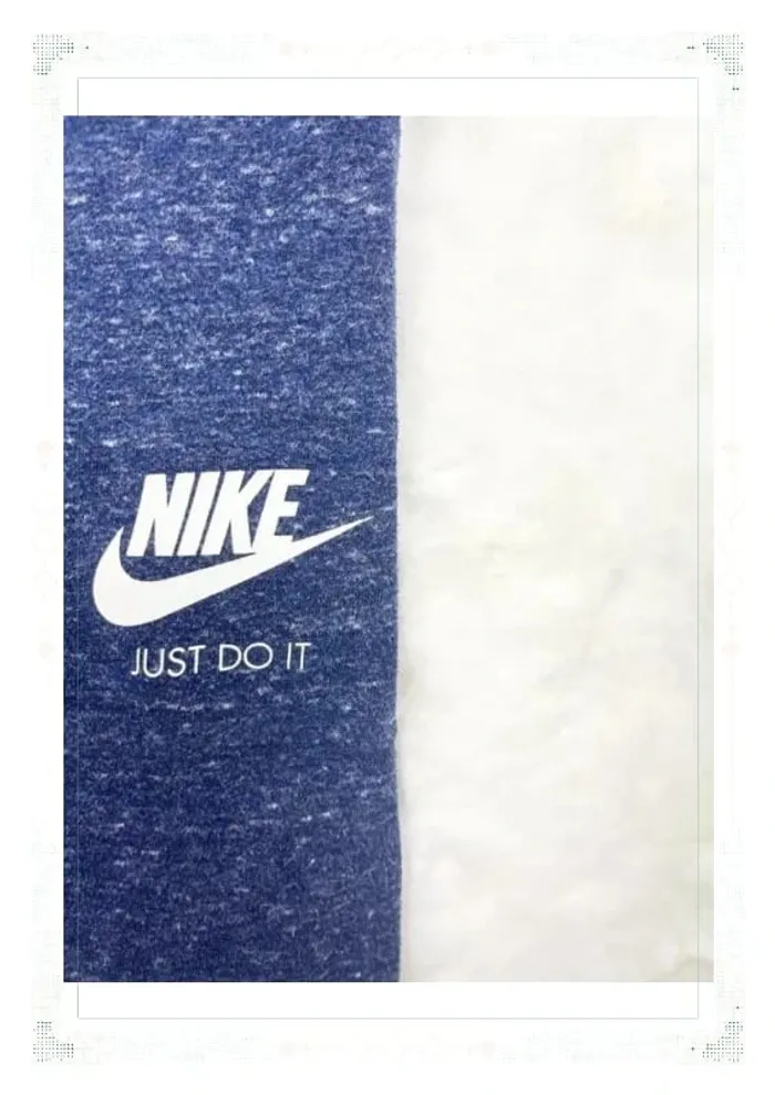 Jogging Nike bleu chiné -Taille S - Femme - photo numéro 3