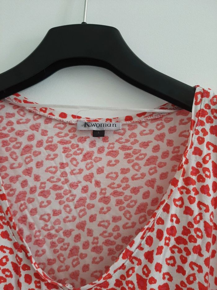 Tshirt léopard taille L - photo numéro 2