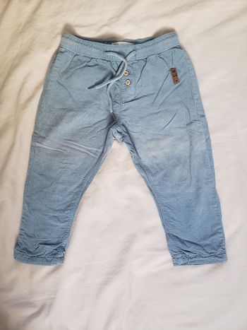 Pantalon velours bleu