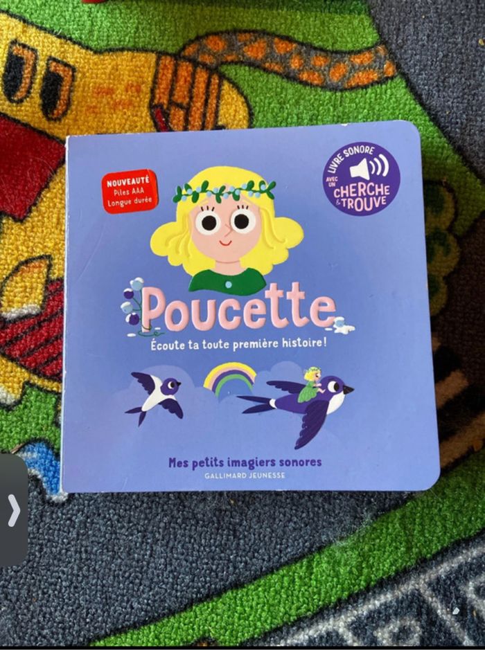 Livre audio poucette
