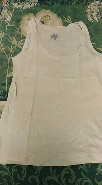 Débardeur vert anis Camaïeu taille 2