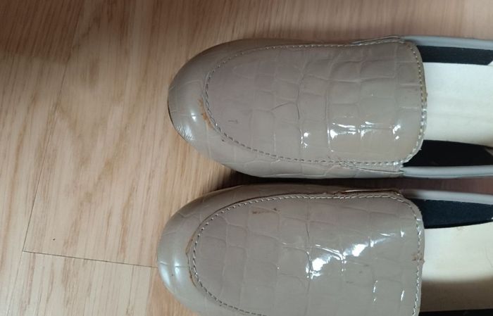 Ballerines beige cuir vernis Bocage p.37 - photo numéro 8