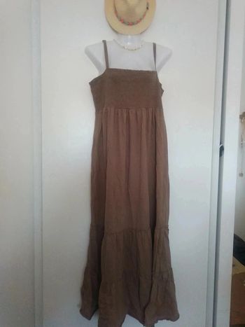 Robe couleur taupe 44