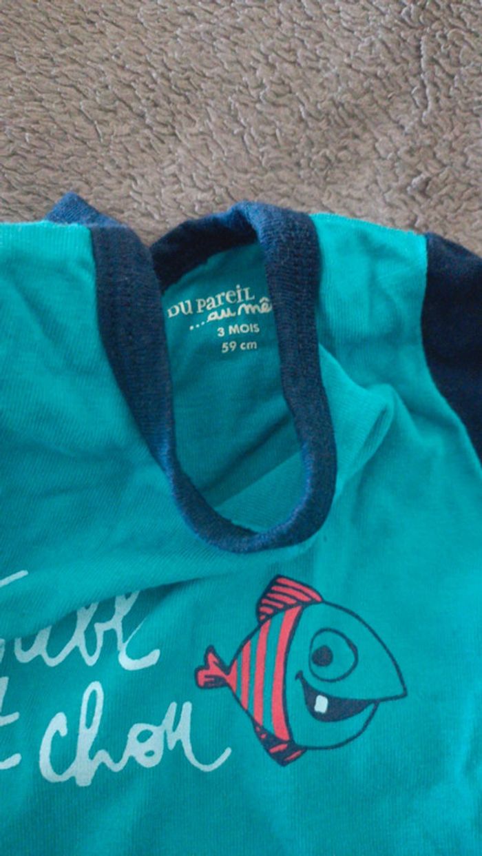 🌺 Pyjama grenouillère t 3mois - photo numéro 2