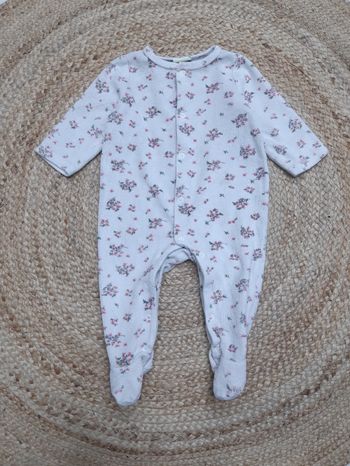 Pyjama fleurs Tape à l'oeil 6 mois