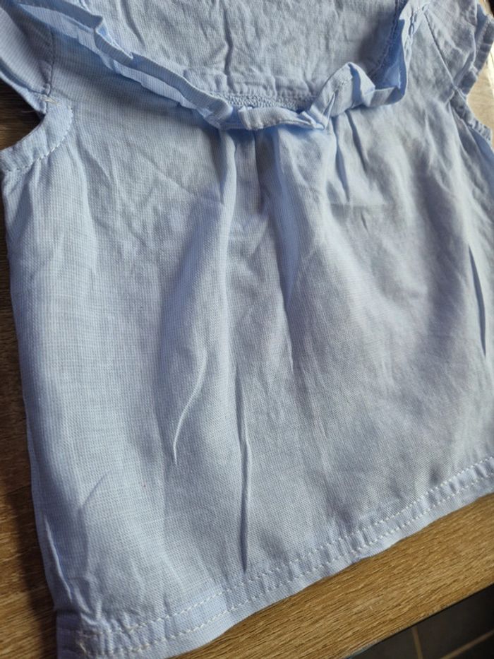 T shirt leger bleu lilas - photo numéro 2