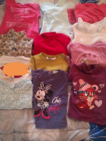 Lot t-shirts manches longues