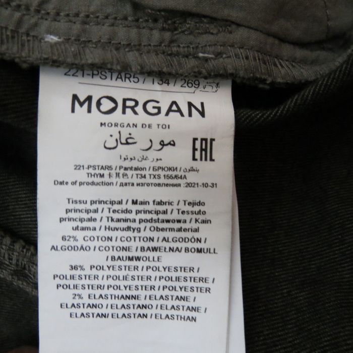 Pantalon Morgan de Toi – Taille 34 – Vert kaki - photo numéro 8