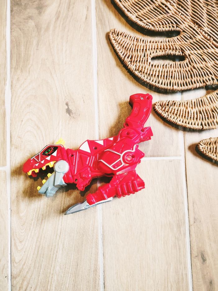 🔫 Power rangers dino charge dx pistolet blaster électronique sonore et transformable en Tyrannosaure - photo numéro 3