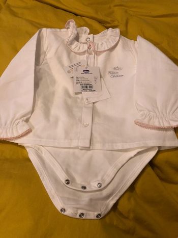 Superbe body chemise intégrée fille 12 mois my first chicco