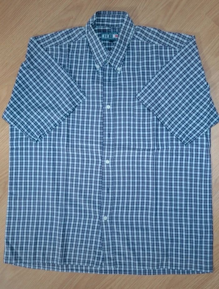 Chemisette à carreaux pour homme – Taille XL - photo numéro 2