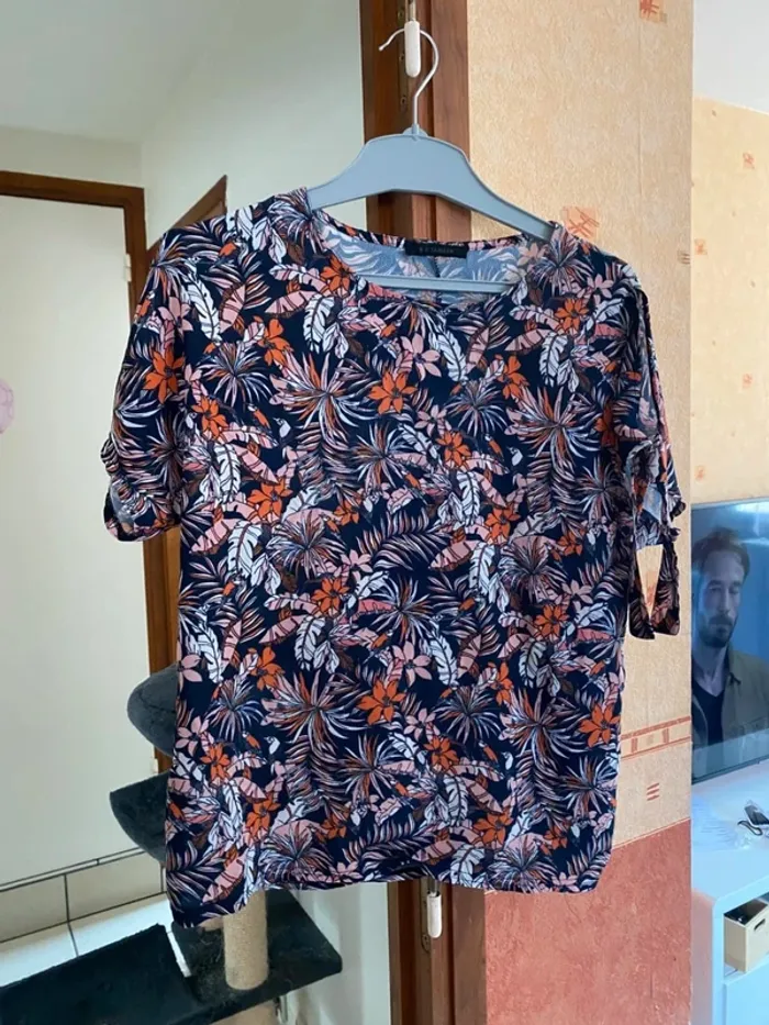 Blouse fleurie RO Tamar – Taille XL – Élégante & confortable - photo numéro 2