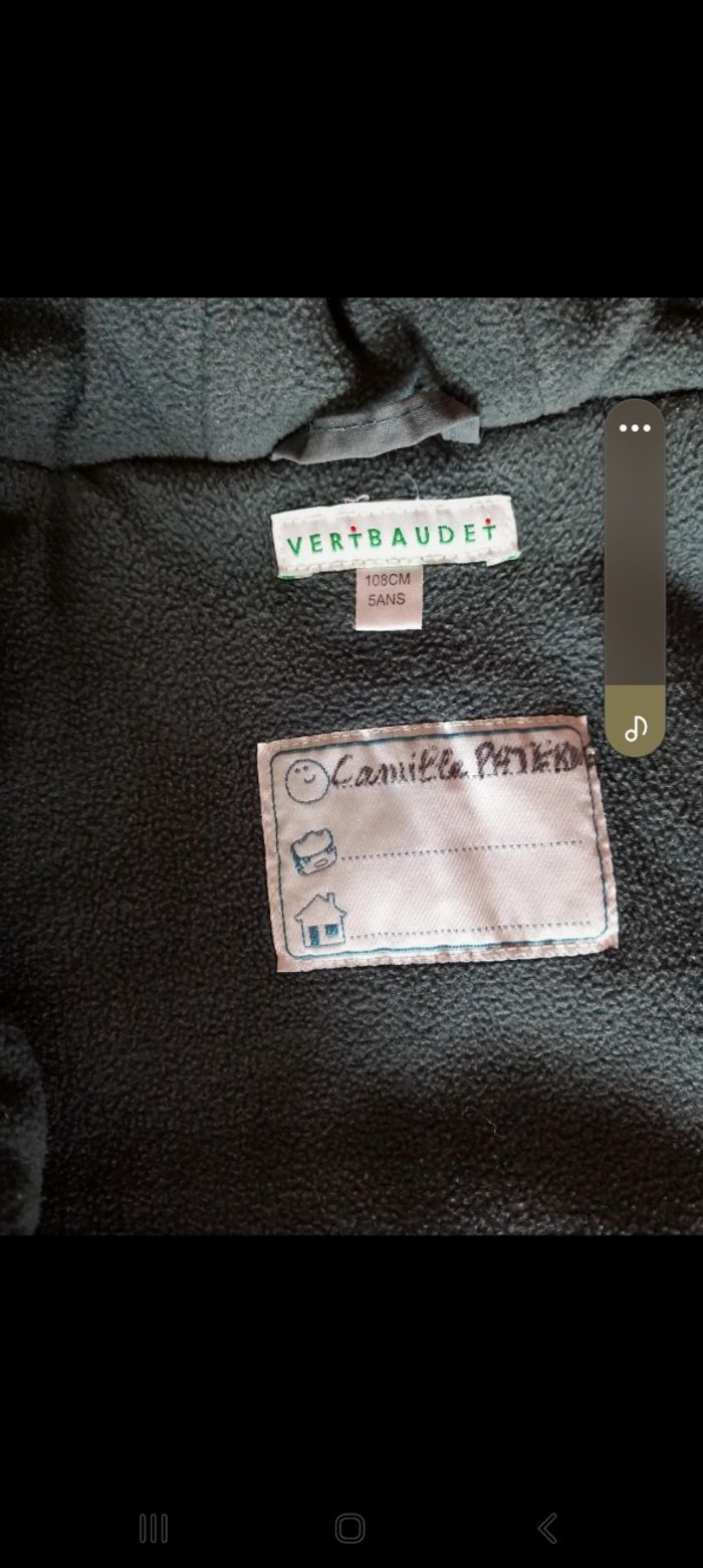 Manteau à capuche, doublé polaire (5 ans) - photo numéro 4