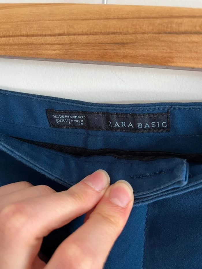 Mini short bleu Zara - photo numéro 2