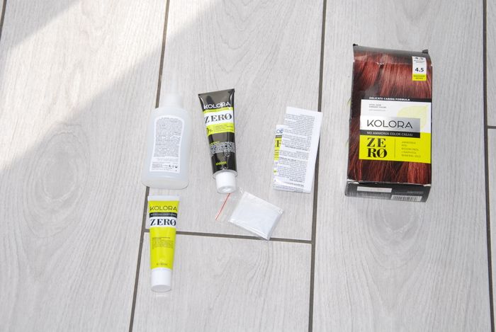 Teinture sans ammoniaque kolora zero N° 4.5 marron acajou - photo numéro 3