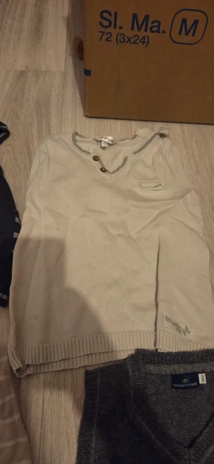 Lot de 3 pull sans manche - photo numéro 3