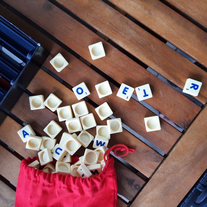 Scrabble Délire Mattel édition spéciale complet cartes plateau sac lettres - photo numéro 5