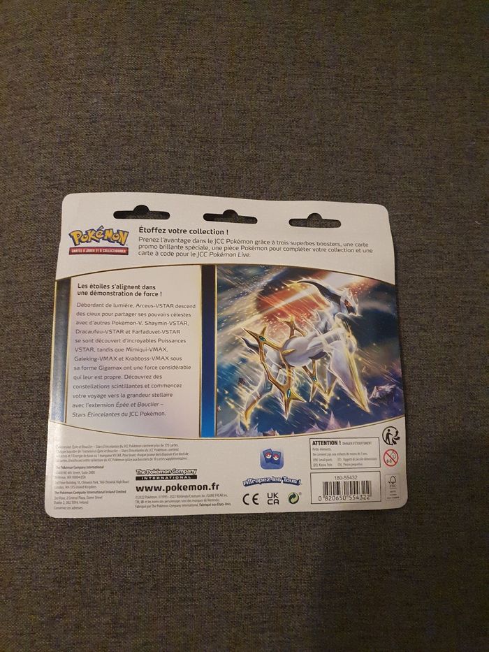 Tripack pokemon stars étincelantes givrali - photo numéro 2