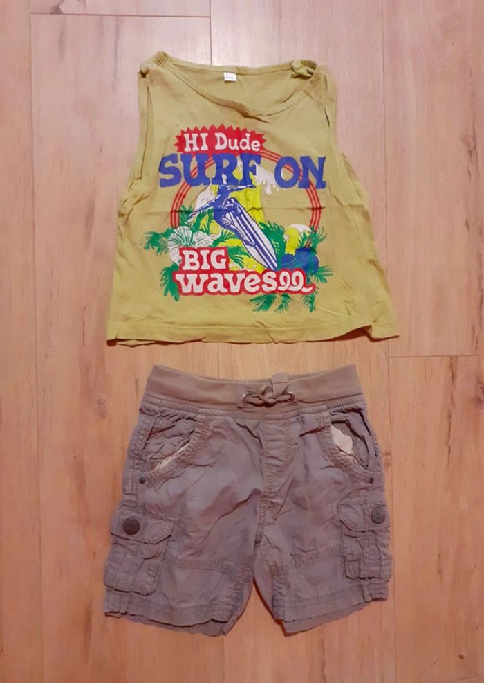 T-shirt + short - 3 ans - photo numéro 2