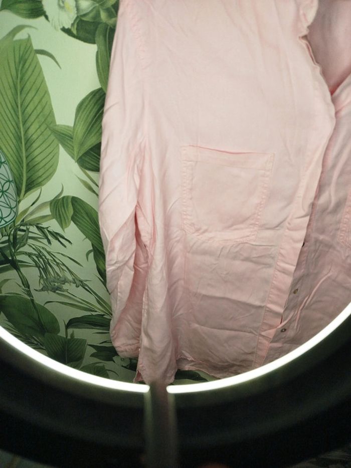 Chemisier rose zara taille m - photo numéro 4