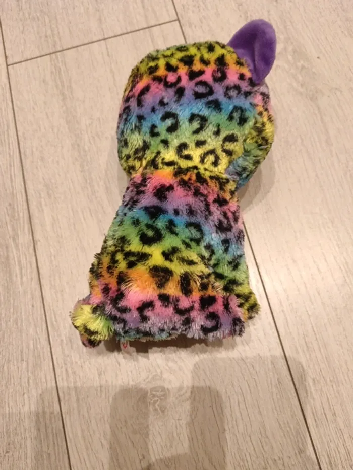 Peluche TY léopard arc en ciel - photo numéro 2