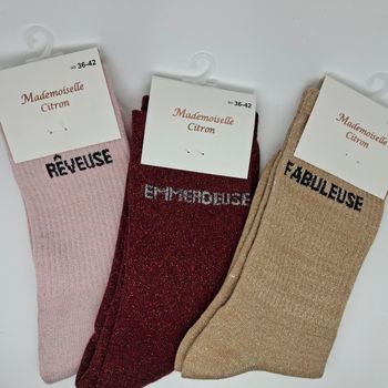 Lots de chaussettes Paillettées