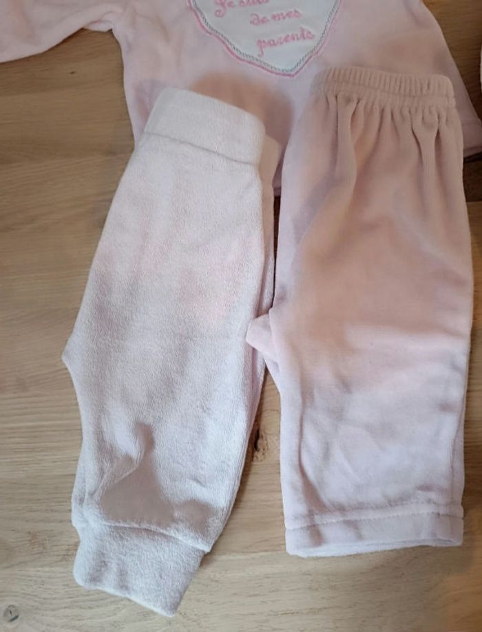 Lot de 2 pyjamas fille 1 mois - photo numéro 5