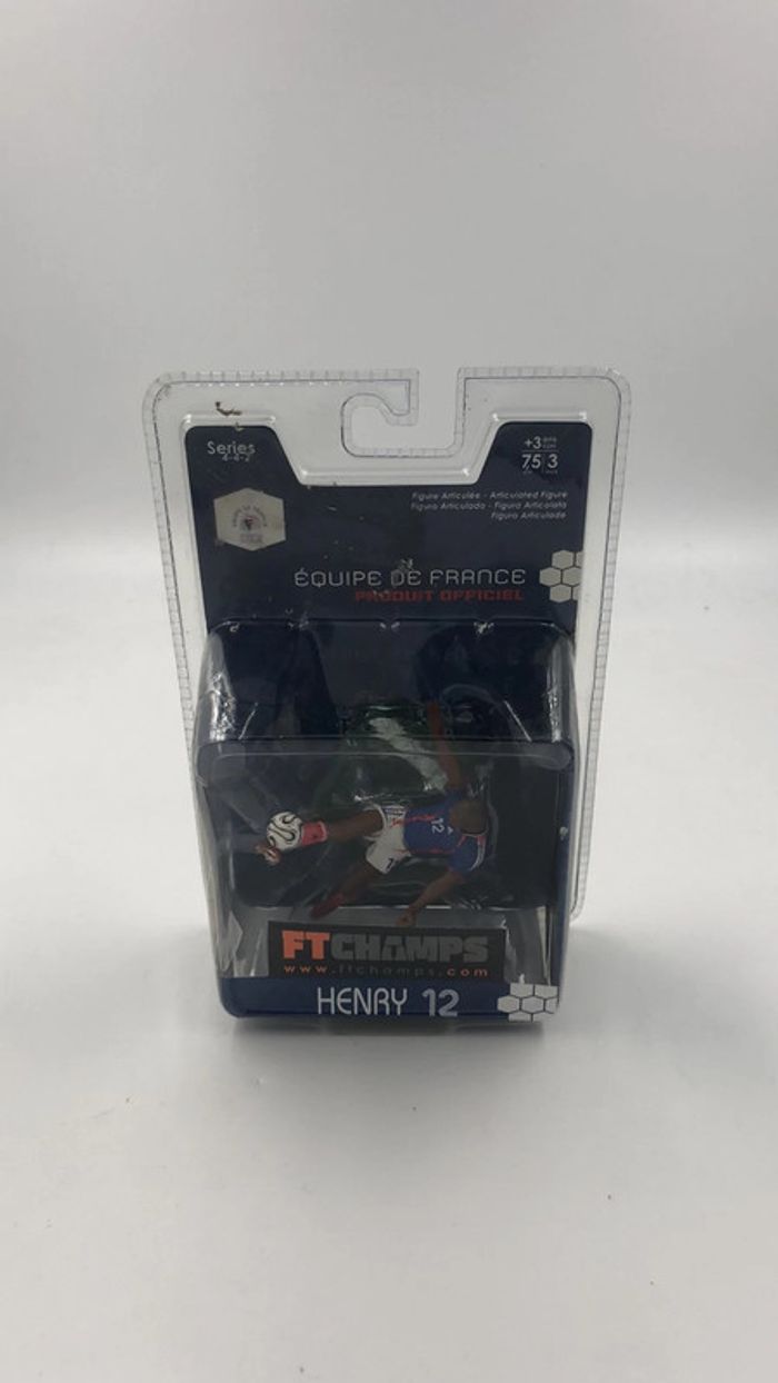 Figurine FT Champs Thierry Henry N•12 equipe de France Majorette neuf